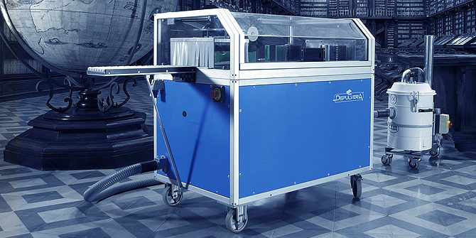 Depulvera Automatic Book Cleaning Machine - Ristech
