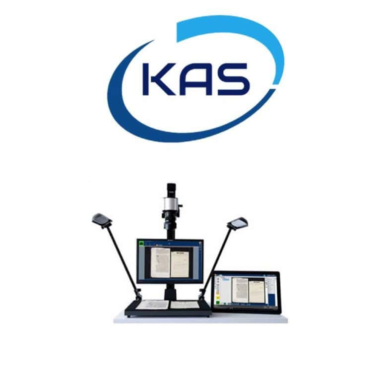 Scanner de livres d’archives KAS Kirtas pour matériaux délicats et rares