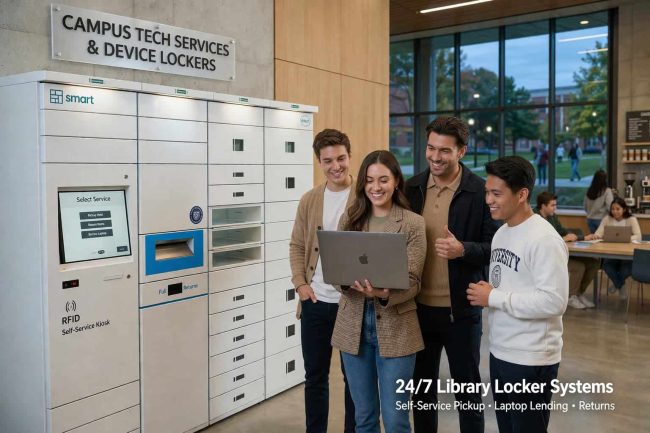 D-Tech self serve lockers available in Canada